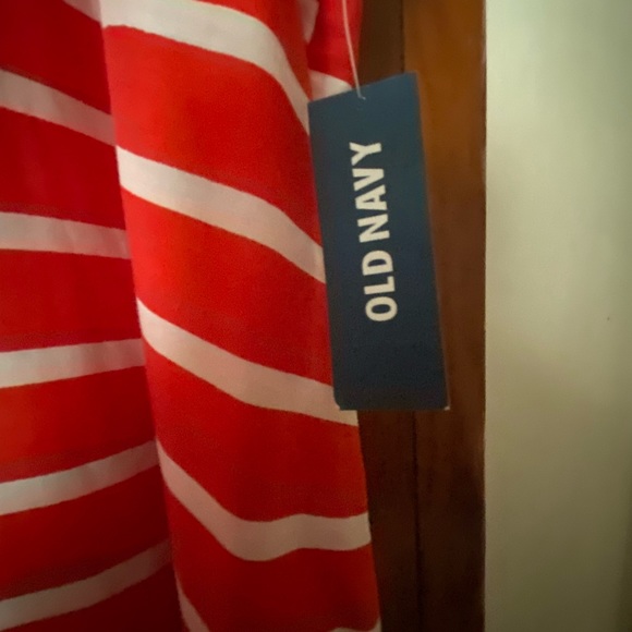 Brand new with tags Orange and white tank top - Picture 3 of 4